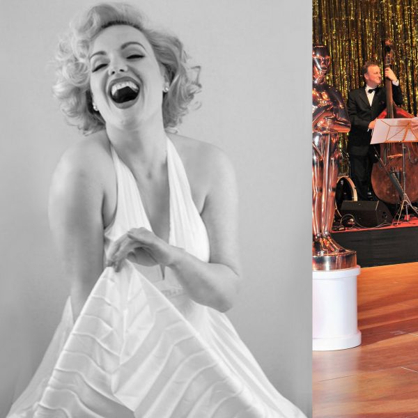 Collage von dem Marilyn Monroe Double